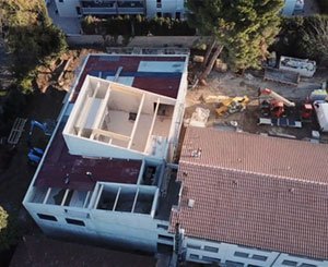 Chantier IFSI Béziers avec Hybris d'Actis Isolation
