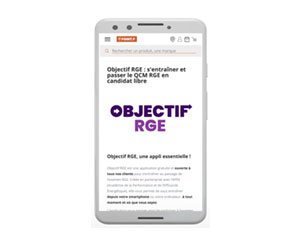 Obtenez votre qualification RGE avec la nouvelle appli Point.P