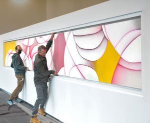 Un tableau de 10 mètres installés à Alfortville pour introduire la neurologie et l'art dans les espaces de vie