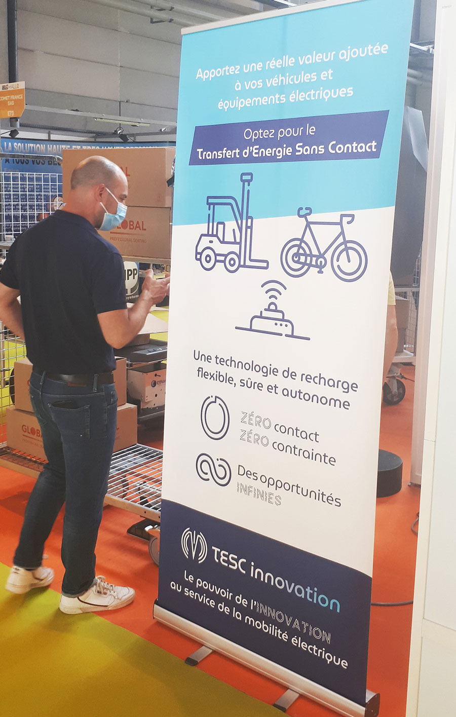 TESC Innovation stand at SEPEM, Colmar © TESC Innovation