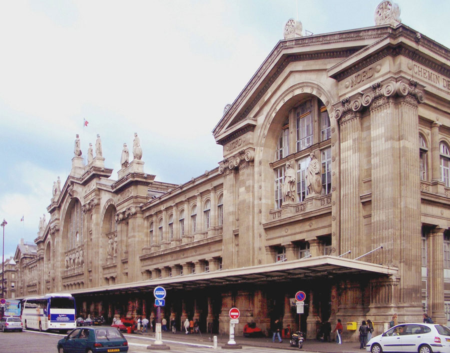 Gare du Nord, Paris © Fruggo via Wikimedia Commons - Creative Commons License