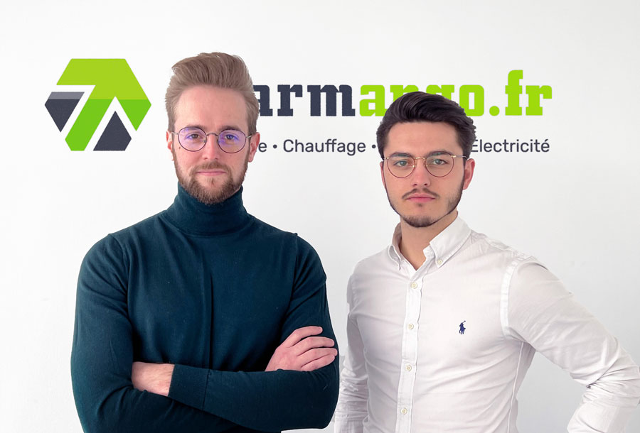 Maxime Augiat and Lucas Maisse, founders of Warmango © Warmango