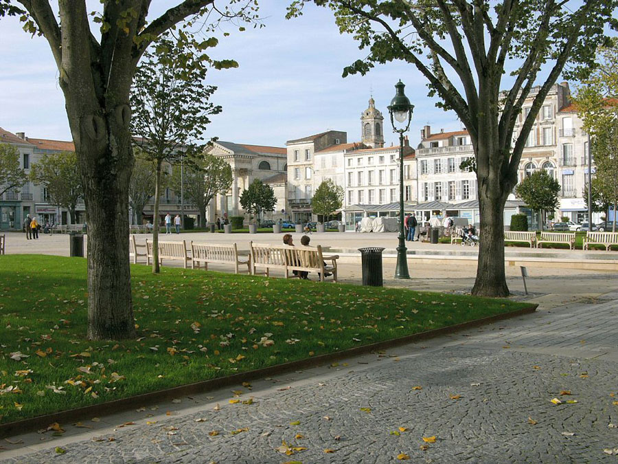 Place Colbert, Rochefort, Seine-Maritime © Patrick Despoix via Wikimedia Commons - Licence Creative Commons