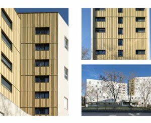 Rheinzink participe à la modernisation et à l’attractivité urbaine d’Evry-Courcouronnes avec sa gamme Prismo or