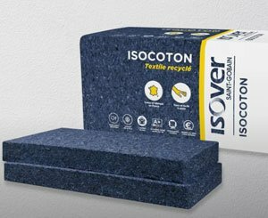 Isocoton, biosourced insulation made from recycled textiles