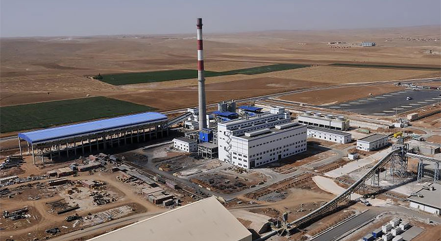 The Jalabiya cement plant during its operation - © Daniel RIFFET via Photononstop - Creative Commons License