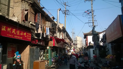 Quartier de Laoximen, Shanghaï © 上海道台 via Wikimedia Commons - Licence Creative Commons