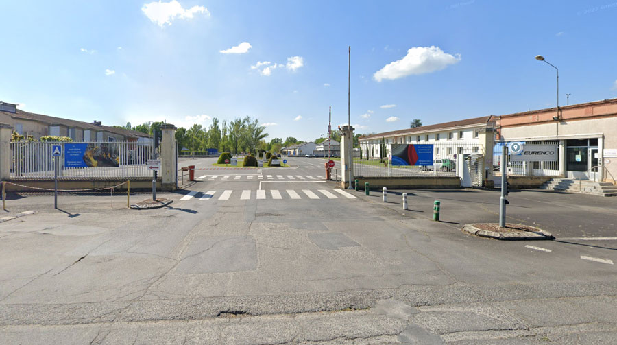 Site Seveso de Eurenco à Bergerac où a eu lieu un accident © Google Maps
