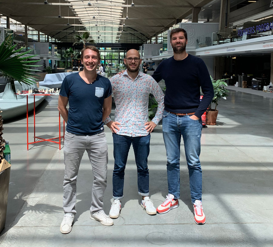 De gauche à droite : Raphaël Mouli, co-fondateur et CTO de Graneet, Enzo Dozias, co-fondateur et CPO de Graneet et Jean-Gabriel Niel, co-fondateur et CEO de Graneet © Graneet