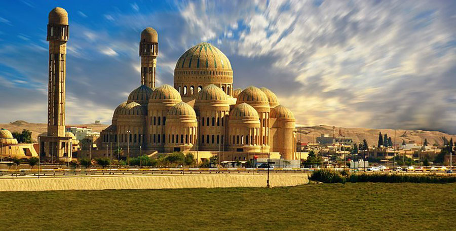 Grande mosquée de Mossoul © Omar Siddeeq Yousif via Wikimedia Commons - Licence Creative Commons