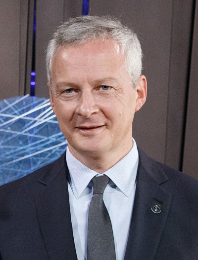 Bruno Le Maire, Minister of Economy © EU2017EE Estonian Presidency via Wikimedia Commons - Creative Commons License
