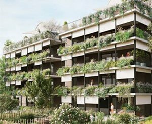 Avancement de la construction du projet Natura, première résidence bas carbone d'envergure en Occitanie