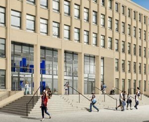 Réouverture du bâtiment B de l’université de Caen