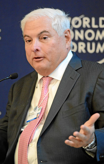 Former President of Panama, Ricardo Martinelli © World Economic Forum via Wikkimedia Commons - Creative Commons License