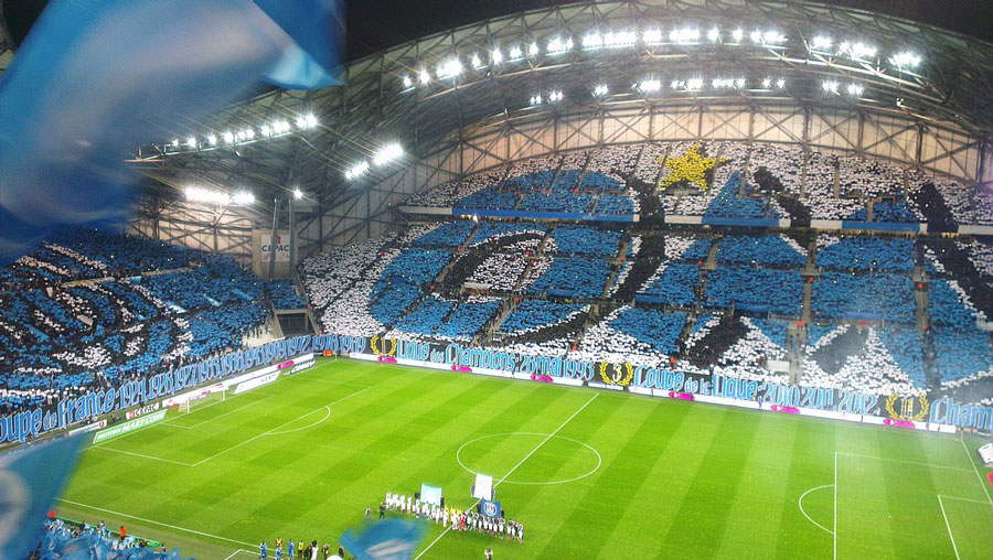 Stade Vélodrome, Marseille © Hombrey via Wikimedia Commons - Licence Creative Commons