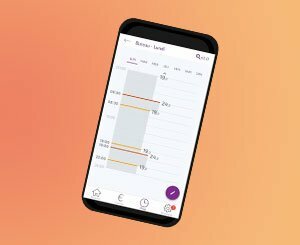 How do I create a weekly schedule for my air conditioning from the Cozytouch app?