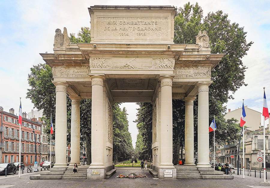 Monument to the combatants of Haute-Garonne - © Didier Descouens via Wikimedia Commons - Creative Commons License