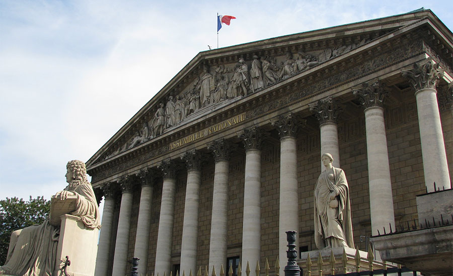 Palais Bourbon, Assemblée Nationale - © Epjt Tours via flickr - Licence Creative Commons