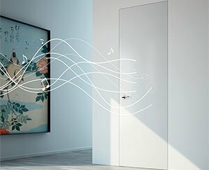 Eclisse launches Syntesis® Battant Acoustique, the 1st interior hinged, invisible and acoustic door