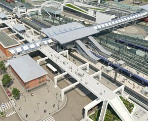 The future Massy-Palaiseau station
