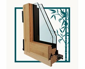 La fenêtre Hybride en bambou Moso® by Minco