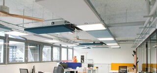 Nearly 80 acoustic panels installed in the tertiary offices of Nantes station