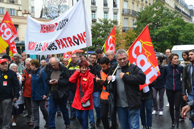 Demonstration in Paris against the pension reform © Jeanne Menjoulet via Flickr - Creative Commons License