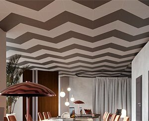 New Metal Creative triangular slabs: Modularity and colors to shape your ceiling projects to infinity
