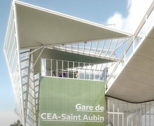 CEA Saint-Aubin: the Grand Paris Express station by architects J. Pajot and C. Monnet