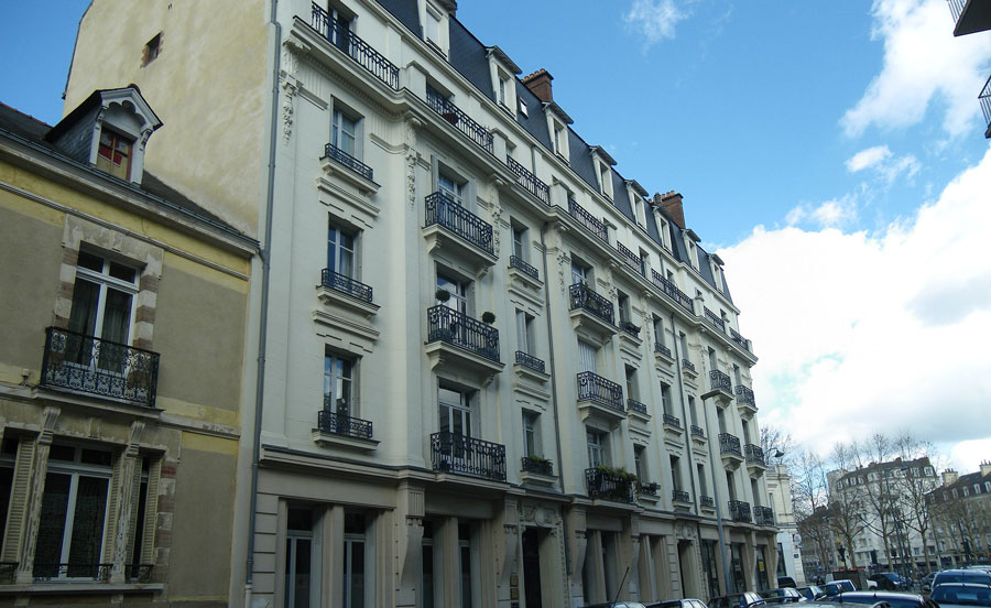 Building rue de la Motte Picquet in Rennes © chisloup via Wikimedia COmmons - Creative Commons License