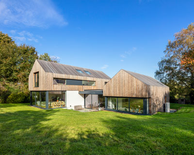 House using Kebony wood in England © Jennie Maizel / Kebony
