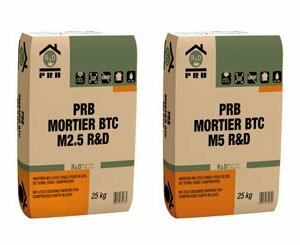 Gamme R&D : PRB Mortier BTC M2.5 et M5 R&D