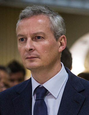 Bruno Le Maire, Minister of the Economy © Photo Claude TRUONG-NGOC via Wikimedia Commons - Creative Commons License