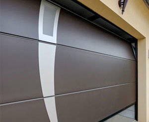 The Carsec Pro sectional garage door now 100% custom-made and in express delivery