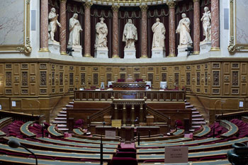 Hémicycle du Sénat © Jackintosh via Wikimedia Commons - Licence Creative Commons