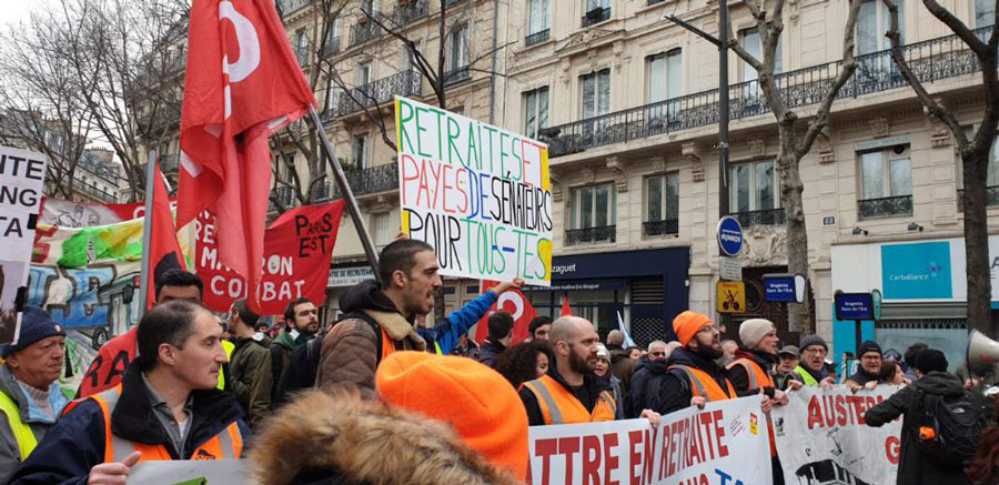 Demonstration against pension reform © Paule Bodilis via Wikimedia Commons - Creative Commons License