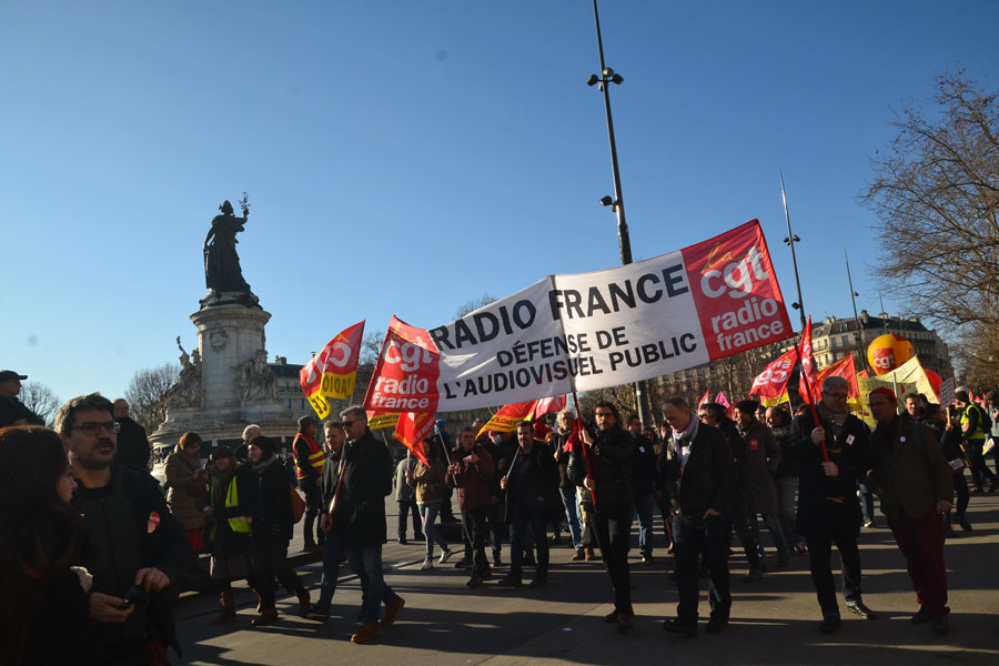 Demonstration against pension reform © Jeanne Menjoulet via Flickr - Creative Commons License