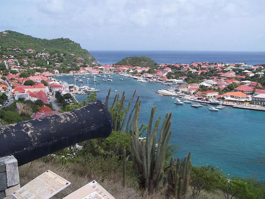 Port of Gustavia, Saint-Barthélémy © Kevin Gabbert via Wikimedia Commons - Creative Commons License