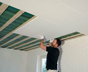 DANOloft®, the new plasterboard from Knauf, for acoustic ceilings that are very easy to install