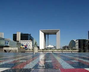 The roof of the Grande Arche in La Défense is now closed to the public