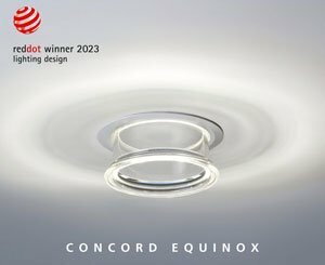 ​Sylvania Lighting remporte le Red Dot Design Award pour le Downlight LED Concord Equinox 