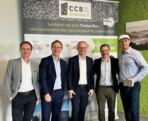 Le Crédit Agricole entre au capital de CCB Greentech, start-up française pionnière du béton de bois