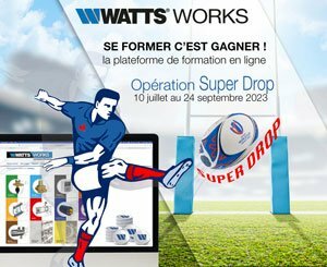 Du 10 juillet au 24 septembre 2023, Watts invite les professionnels à transformer l’essai sur sa plateforme de formation en ligne Watts Works