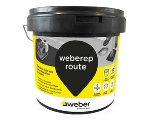 Weber launches weberep route black cold asphalt for the repair of bituminous soils