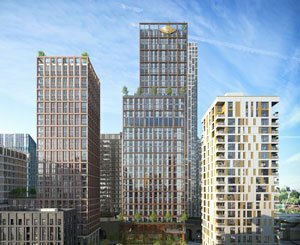 Mandarin Oriental hotel and private residence project in London's South Bank area