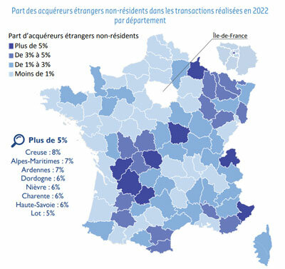 © Bases de données des Notaires de France BIEN et Perval - Logements anciens - France métropolitaine