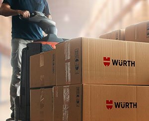 Les retraits et les modes de livraison chez Würth