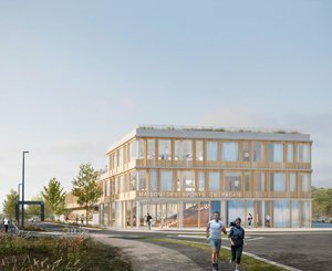 The Rehau active slab equips the future headquarters of the French Federation of Canoeing and Paddle Sports (FFCK)