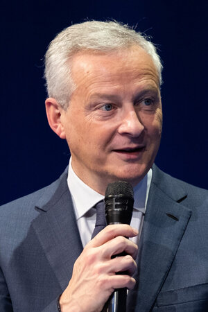Bruno Le Maire, Minister of Economy and Finance © Sebastiaan ter Burg via Wikimedia Commons - Creative Commons License