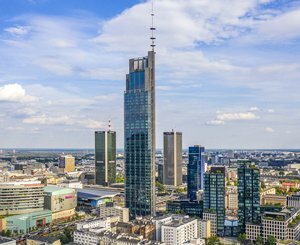 Varso Tower, the tallest tower in Europe, was inaugurated in Warsaw, Poland